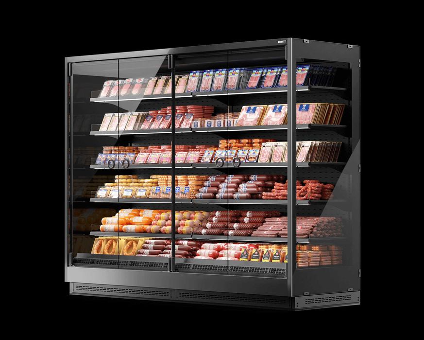 Открытый холодильник холодильник для магазина холодильник для молочки
