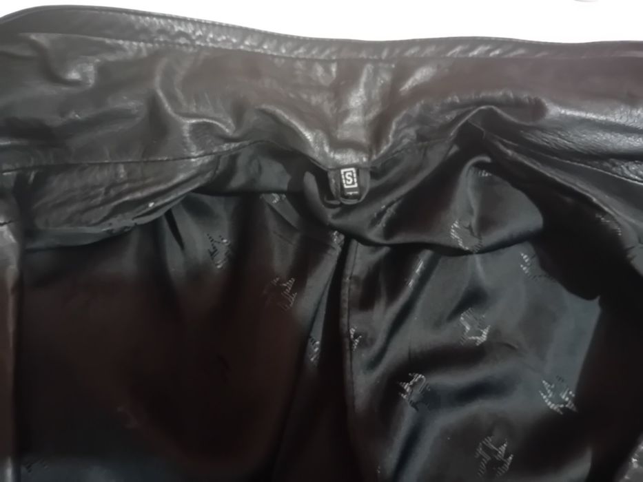 Дамско дълго яке от естествена кожа