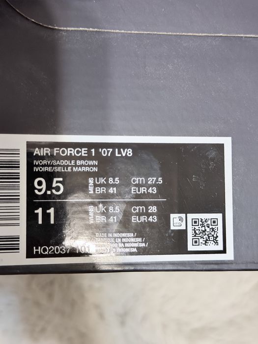 Оригинални Nike AIR FORCE 1 43 номер