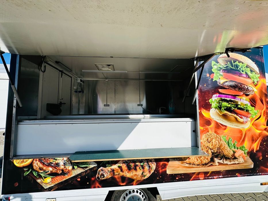 Mercedes sprinter fast food food truck rulota