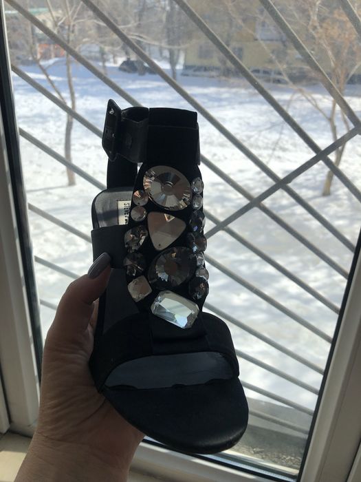 Босоножки вечерние, каблук 12 см