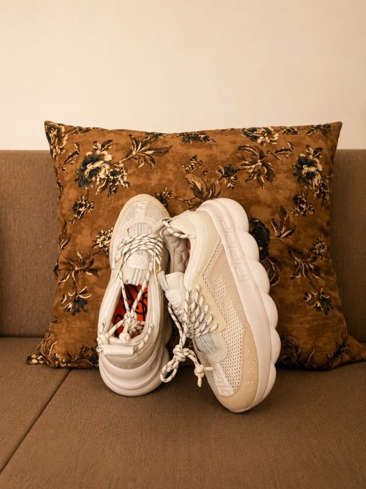 Adidasi Versace Chain Reaction White Edition  | 40-44