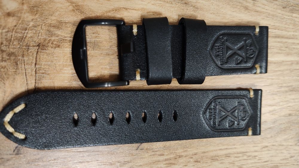 Каишка за часовник 24 mm, естествена кожа, чисто нова