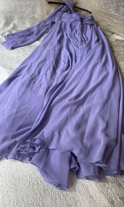 Вечернее сиреневое платье