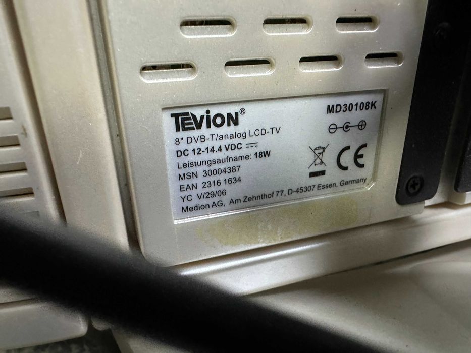 Портативен  8" Tevion md30108k