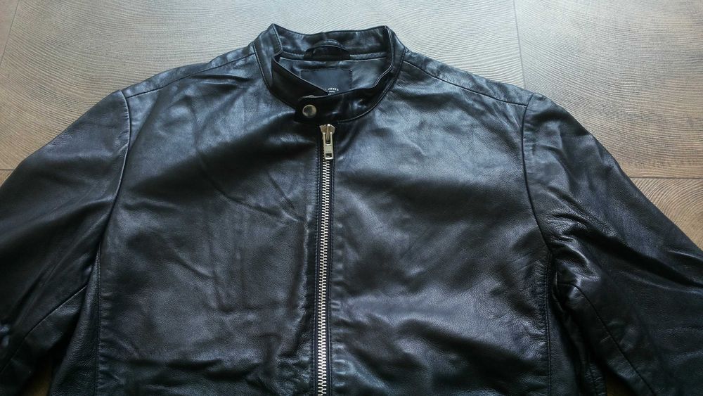 Jack & Jones JPRBEAM LEATHER Jacket Размер M яке естествена агнешка кожа 29-62