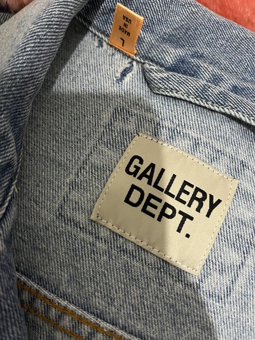 Джинсовая куртка GALLERY DEPT б/у
