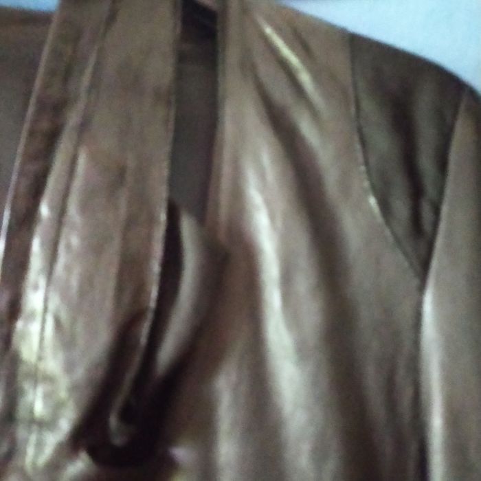 Geaca piele naturala neagra foarte fină