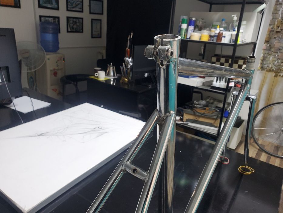 Рама для фикса хромированный