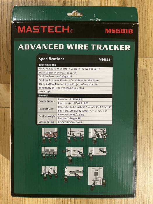 Детектор mastech ms6818