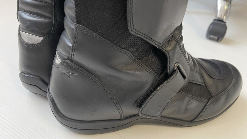 Ghete moto Alpinestars, piele, 44.5