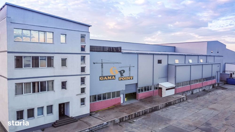 Parc industrial de vânzare Sibiu – hală + birouri, lângă A1