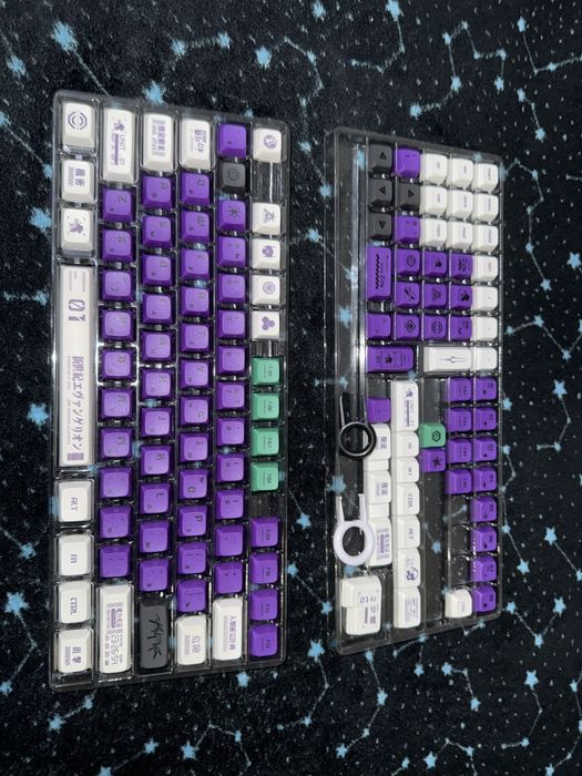 Продам кейкапы в стиле evangelion