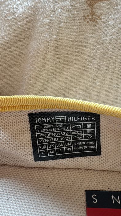 Tommy hillfiger еспадрили