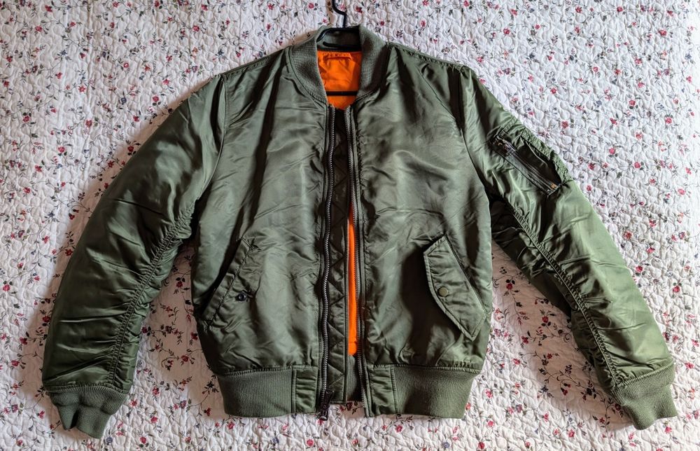 Alpha Industries MA-1 bomber jacket slim fit