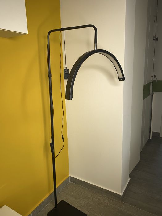 Vând Kit complet extensii gene + pat, lampă semilună și scaun profesional