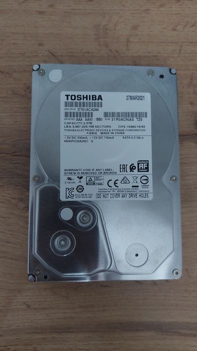 HDD 2Tb/ HDD 2Tb 3.5 для компьютеров