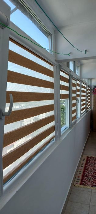 Jaluzel plisate    Rolete textile zebra