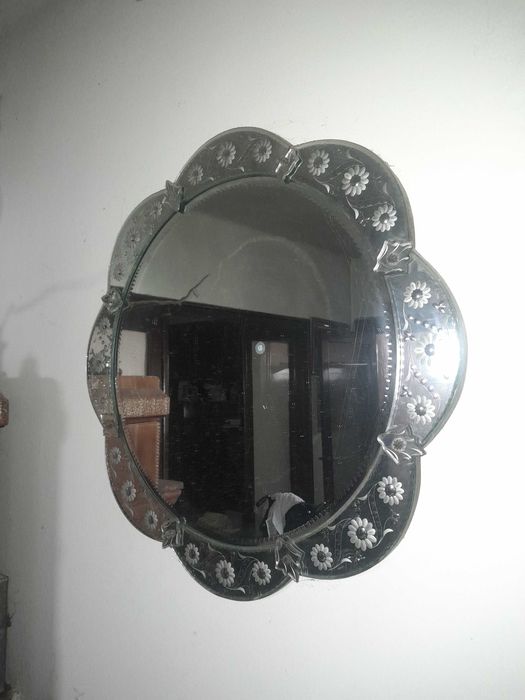 Oglindă Venețiană Vintage – Cristal Gravat