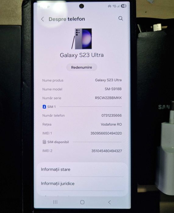 Sams S23 Ultra 256 Gb ! Impecabil , pachet complet+bonus