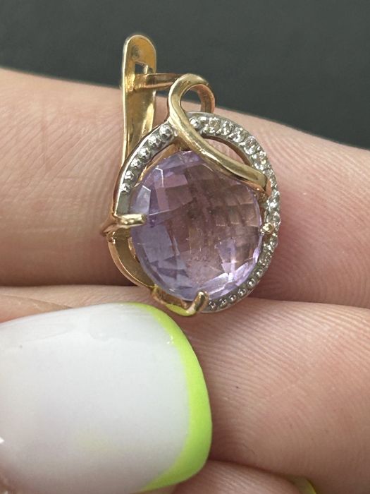 Серьги золотые 585