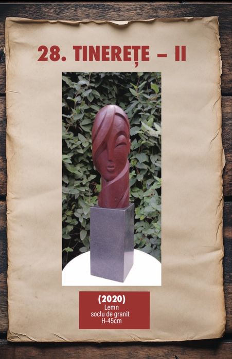 Tinerete II - Sculltura lemn Teudoru-Teofil DOAGA