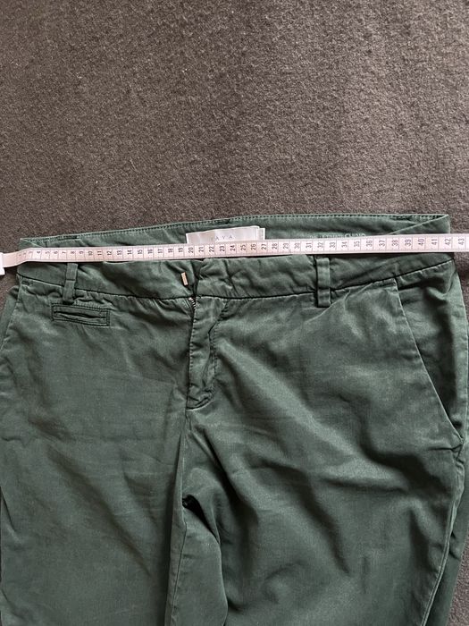 Pantaloni chino verde inchis marimea M