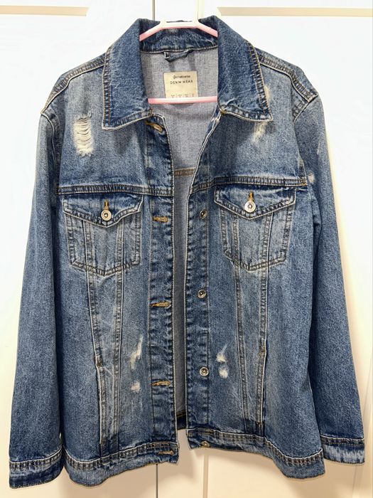 Дамско дънково яке Stradivarius размер S