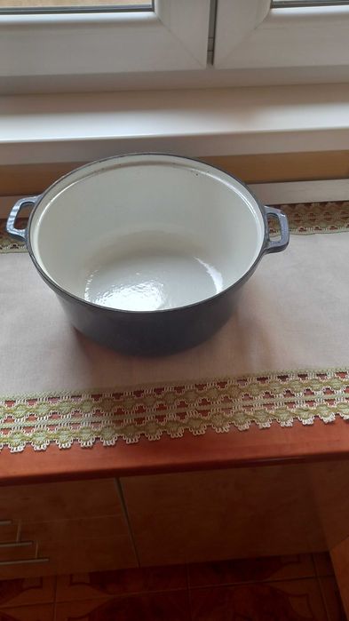 Vand cratita/vas cu torti fonta,emailata nefolosita