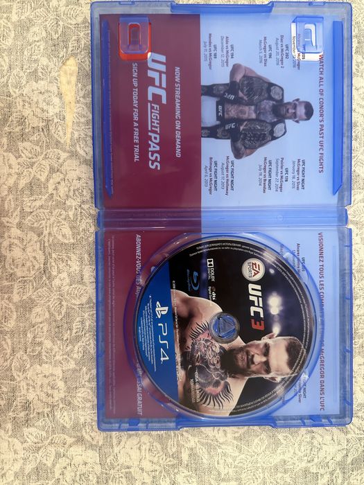 UFC 3 На PS4 диск