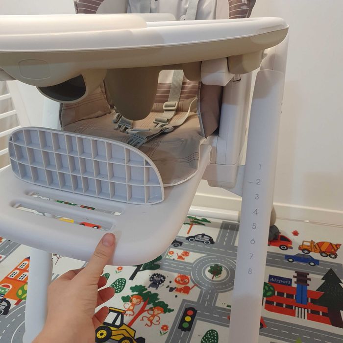 Chicco Polly 2 Start – scaun de masă bebe, reglabil, funcțional