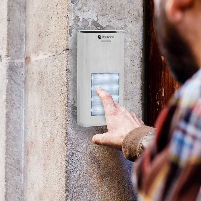 Interfon Smartwares DIC-21142 Pentru 4 apartamente,REDUS de la 680 RON