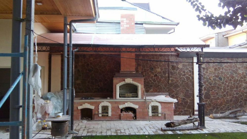 Барбекю. Летние кухни Очаг.