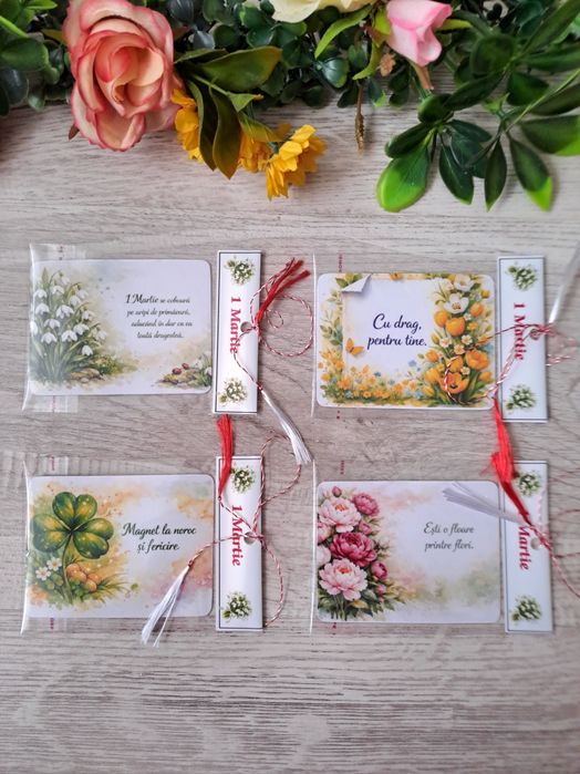 Mărțișoare cu magnet pentru frigider