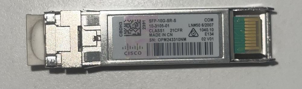 Модуль Cisco SFP-10G-SR-S