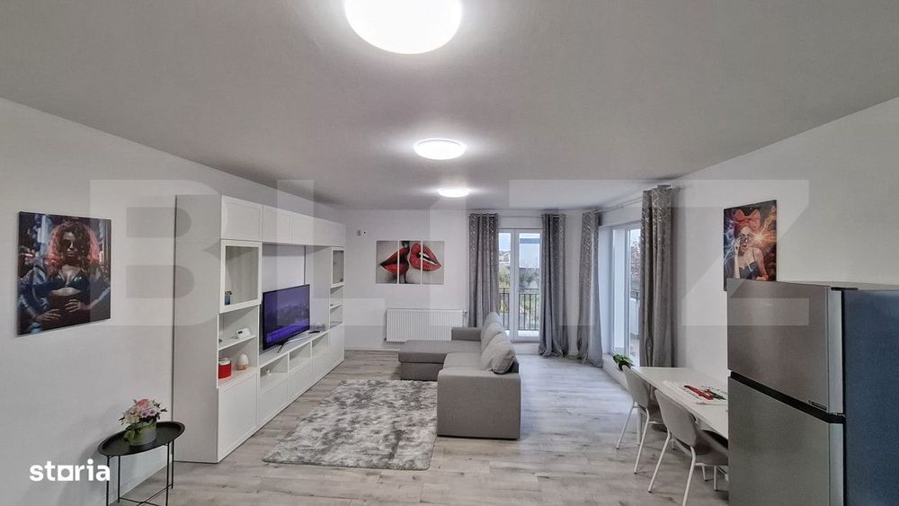 Apartament de inchiriat, 2 camere, 53 mp, loc de parcare, Romanescu Re
