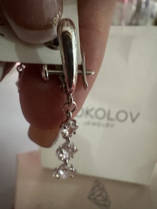 Серьги Sokolov новые