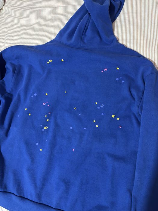 hoodie sp5der | spider blue tc