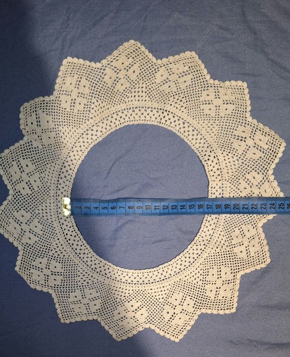 Guler macrame handmade, elegant, cu design delicat – Accesoriu fashion