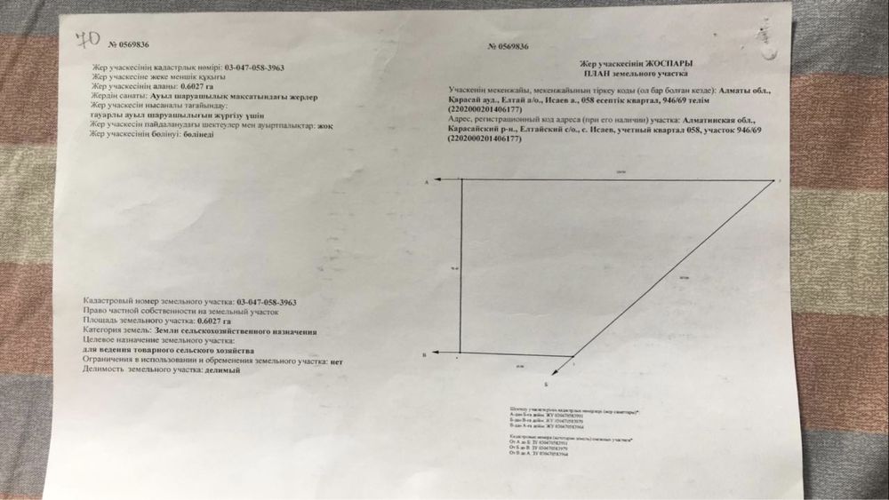 60сот жер сатылады
