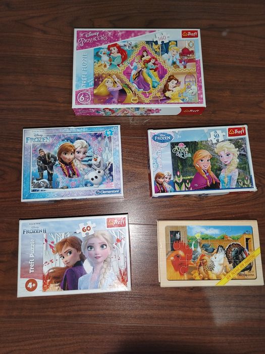 Set 5 buc la 40 RON puzzle copii