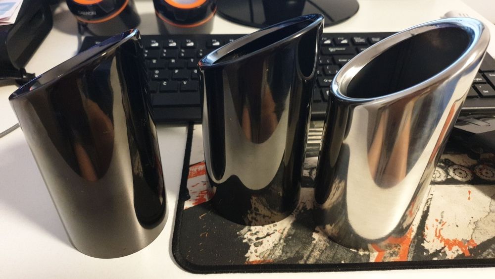 Tips ornament inox evacuare sport audi volkswagen golf 5 6 7 skoda