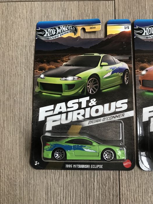 Hot wheels Fast and Furious Toyota supra nissan GTR mitsubishi Eclips