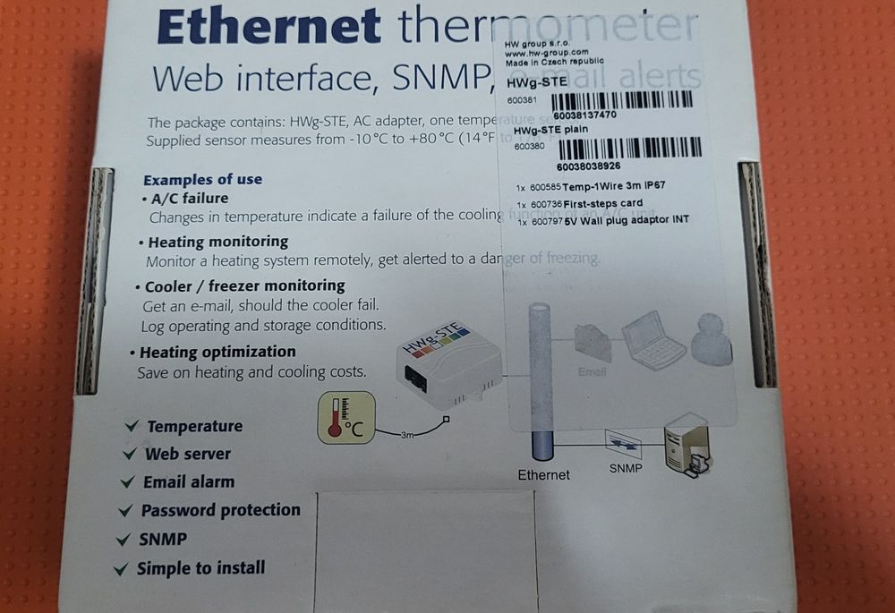 Сетевой термометр