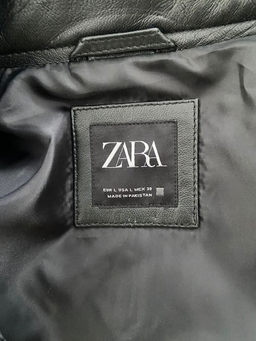Мъжко кожено яке ZARA