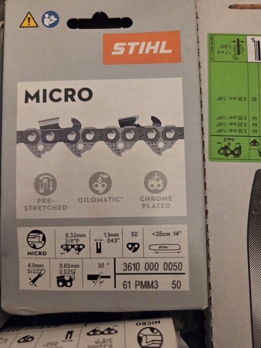Teacă plastic,lame și lanțuri stihl