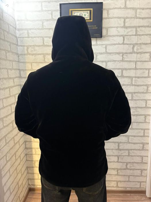 Шубка мужская с капюшоном