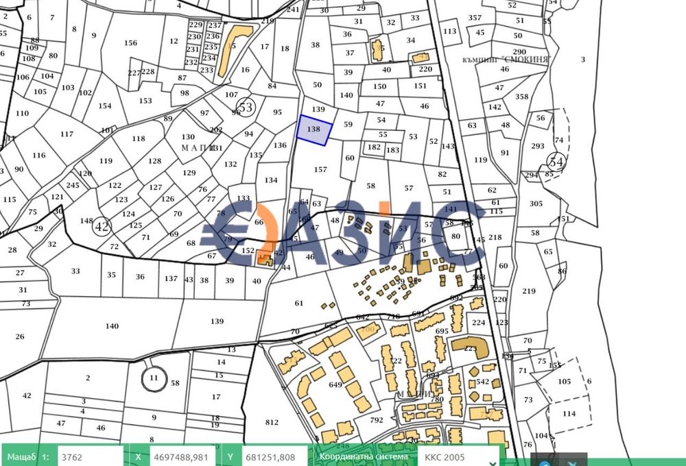 Продава се Парцел в Созопол - 2000 кв.м за 55 €/кв.м - Снимка #1