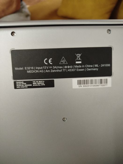 MEDION AKOYA E3216 13,3" FullHD, Pentium N4200, 64GB SSD Notebook