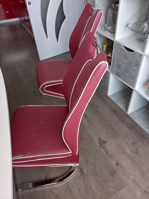 Кожени столове- 6 броя